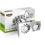 INNO3D GeForce RTX 4060 TWIN X2 OC WHITE, Grafikkarte weiß, DLSS 3, 3x DisplayPort, 1x HDMI 2.1