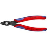 KNIPEX Electronic Super Knips XL 7861140, Elektronik-Zange rot/blau, mit Öffnungsfeder