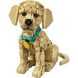 LEGO 11384 Icons Golden Retriever Welpe, Konstruktionsspielzeug 