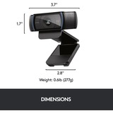 Logitech HD Pro Webcam C920 schwarz