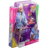 Mattel Barbie Extra Puppe mit hellblauem Rock & Jacke (blond) 