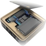 SAPPHIRE EDGE AI 340, Barebone schwarz/gold, ohne Betriebssystem