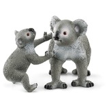 Schleich Wild Life Koala Mutter mit Baby, Spielfigur 