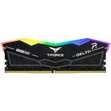 Team Group DIMM 32 GB DDR5-8000 (2x 16 GB) Dual-Kit, Arbeitsspeicher schwarz, FF3D532G8000HC38DDC01, Delta RGB, INTEL XMP