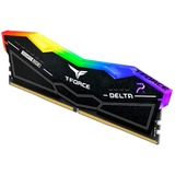 Team Group DIMM 32 GB DDR5-8000 (2x 16 GB) Dual-Kit, Arbeitsspeicher schwarz, FF3D532G8000HC38DDC01, Delta RGB, INTEL XMP