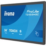 iiyama ProLite T2455MSC-B2, LED-Monitor 60.5 cm (23.8 Zoll), schwarz (matt), FullHD, IPS, Touchscreen, Webcam, USB-Hub, 120Hz Panel