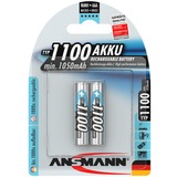 Ansmann 1100mAh NiMh Professional, Akku silber