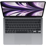 Apple MacBook Air 34,5 cm 13,6" (2022) CTO, Notebook grau, M2, 8-Core GPU, macOS, Englisch International, 512 GB SSD