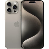 Apple iPhone 15 Pro Max 256GB Generalüberholt, Handy Titan Natur, iOS