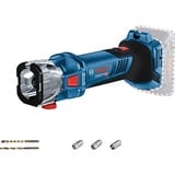Bosch Professional Akku-Rotationsschneider GCU 18V-30 Professional solo blau/schwarz, ohne Akku und Ladegerät, in L-BOXX