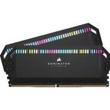 Corsair DIMM 32 GB DDR5-6000 (2x 16 GB) Dual-Kit, Arbeitsspeicher schwarz, CMT32GX5M2X6000C36, DOMINATOR PLATINUM RGB, INTEL XMP