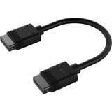 Corsair iCUE LINK Kabel, 100mm, gerade schwarz, 2 Stück