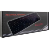 Inter-Tech NK-2000ME, Gaming-Tastatur schwarz, DE-Layout