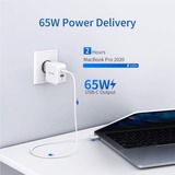 Nevox 65W USB - C Power Delivery (PD) + Q3.0, Ladegerät weiß