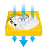 Thermaltake CT140 EX ARGB Sync PC Cooling Fan Bumblebee, Gehäuselüfter gelb, 3er-Pack, 140 mm