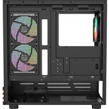 Thermaltake View 270 Plus WS ARGB , Tower-Gehäuse schwarz/holz, Tempered Glass x 2, Holz-Struktur