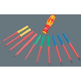 Wera Kraftform Kompakt VDE Big Pack 1, 26-teilig, Schraubendreher gelb/rot, inkl. 2 Steckgriffe, VDE-Wechselklingen