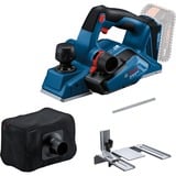 Bosch Akku-Falzhobel GHO 18V-26 Professional solo, 18Volt, Elektrohobel blau/schwarz, ohne Akku und Ladegerät, in L-BOXX