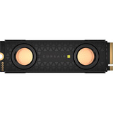 Corsair MP700 PRO 4 TB Hydro X Series, SSD schwarz, PCIe 5.0 x4 | NVMe 2.0 | M.2 2280, mit Wasserkühlungs-Block