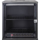 Digitus Netzwerk-Set SOHO Pro 19" 540x400 mm (BxT), IT-Schrank schwarz, 12 Höheneinheiten