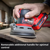 EINHELL Professional Akku-Exzenterschleifer TP-RS 18/32 Li BL-Solo, 18Volt rot/schwarz, ohne Akku und Ladegerät