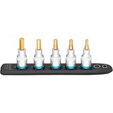 Hazet SmartRail 1/2" Steckschlüsseleinsatz-Satz Innensechskant, 5-teilig schwarz, 5mm - 10mm, kurz