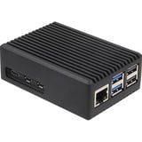 Inter-Tech ODS-739 Raspberry Alu Case, Gehäuse schwarz, für Raspberry Pi5