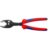 KNIPEX TwinGrip Frontgreifzange rot/blau, Länge 200mm