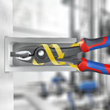 KNIPEX TwinGrip Frontgreifzange rot/blau, Länge 200mm