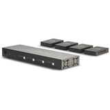 Lindy 4x4 HDMI Matrix Extender, HDMI Splitter schwarz, 70m, Cat.6, 18G 