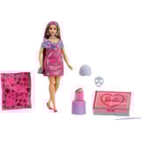 Mattel Barbie Party Unboxed Barbie Glam Party Serie - pinke Puppe 