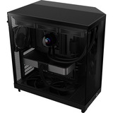 NZXT H6 Flow , Tower-Gehäuse schwarz, Tempered Glass