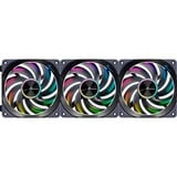 Seasonic MagFlow ARGB, Gehäuselüfter schwarz, 3-Fan Kit, 120 mm