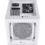 Thermaltake Divider 200 TG Snow Micro, Tower-Gehäuse weiß, Tempered Glass