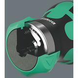 Wera Kraftform Kompakt Stubby Magazin RA 1, Bit-Satz schwarz/grün, 6-teilig, 1/4", mit Ratschenfunktion