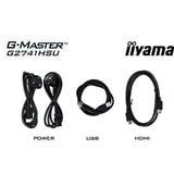 iiyama G-Master G2741HSU-B1 Black Hawk, Gaming-Monitor 68.6 cm (27 Zoll), schwarz (matt), FullHD, IPS, HDMI, DP, Free-Sync, USB-Hub, 144Hz Panel