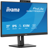 iiyama ProLite XUB2790QSUH-B2, LED-Monitor 68.5 cm (27 Zoll), schwarz (matt), QHD, IPS, HDMI, DP, USB-C, USB-Hub, Webcam, 100Hz Panel