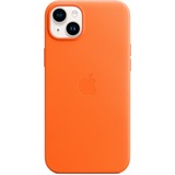 Apple Leder Case mit MagSafe, Handyhülle orange, iPhone 14 Plus