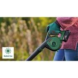 Bosch Heimwerken & Garten  Akku-Laubbläser Universal LeafBlower 18V-130, 18Volt grün/schwarz, Li-Ionen Akku 2,5Ah, POWER FOR ALL ALLIANCE