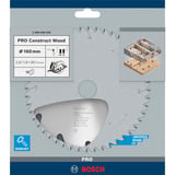 Bosch PRO Construct Wood Kreissägeblatt, Ø 160mm, 12Z Bohrung 20mm, für Handkreissägen