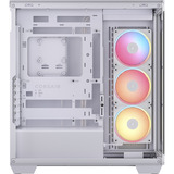 Corsair 3500X LX-R RGB , Tower-Gehäuse weiß, Tempered Glass x 2