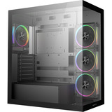 DeepCool CG580 4F V2, Tower-Gehäuse schwarz, Tempered Glass x 2