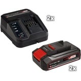 EINHELL Akku-Rasenmäher GE-CM 36/33 Li rot/schwarz, 2x Li-Ionen Akku 2,5Ah