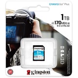 Kingston Canvas Go! Plus 1 TB SDXC, Speicherkarte schwarz, UHS-I U3, Class 10, V30