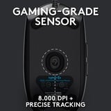 Logitech Gaming G203 LIGHTSYNC, Gaming-Maus schwarz