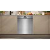 Neff S125EBS16E N50, Spülmaschine edelstahl (gebürstet), 60 cm, Home Connect