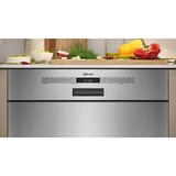Neff S125EBS16E N50, Spülmaschine edelstahl (gebürstet), 60 cm, Home Connect