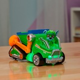 Spin Master Paw Patrol Mighty Kinofilm - Basis Fahrzeug von Rocky mit Welpenfigur, Spielfahrzeug 