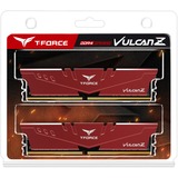 Team Group DIMM 16 GB DDR4-3200 (2x 8 GB) Dual-Kit, Arbeitsspeicher rot, TLZRD416G3200HC16FDC01, VULCAN Z, INTEL XMP