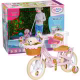 ZAPF Creation BABY born Fahrrad mit Lucky, Puppenzubehör 